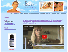 Tablet Screenshot of drbarrynutter.com